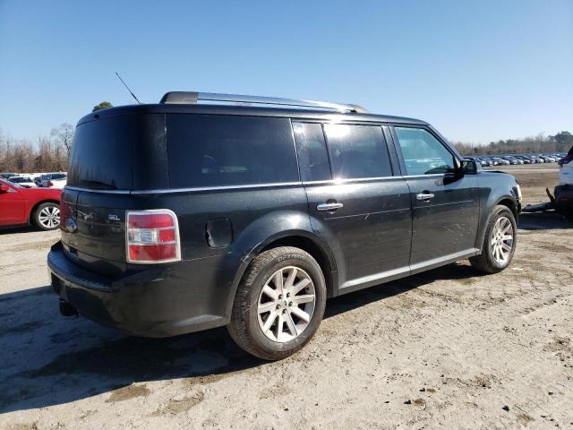 2FMGK5CC3BBD34595 - 2011 FORD FLEX SEL BLACK photo 3