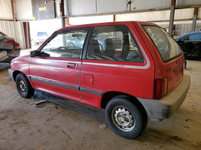 KNJBT06K0K6106096 - 1989 FORD FESTIVA L RED photo 2