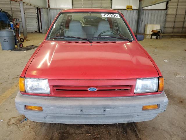 KNJBT06K0K6106096 - 1989 FORD FESTIVA L RED photo 5