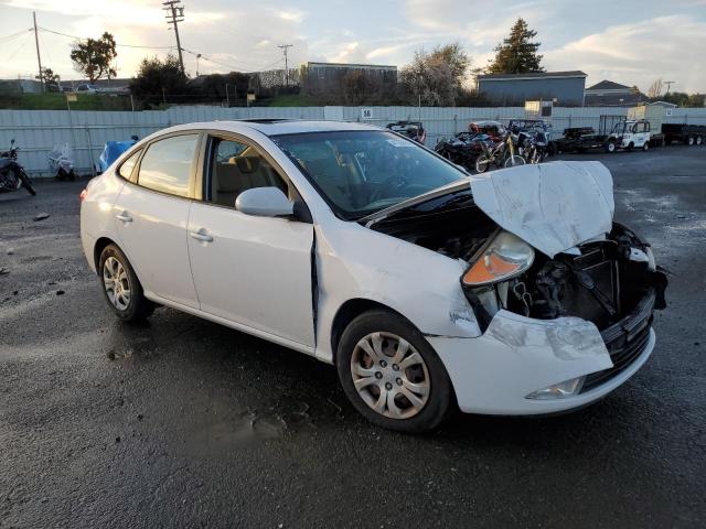 KMHDU4AD2AU082530 - 2010 HYUNDAI ELANTRA BLUE WHITE photo 4