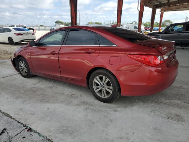 5NPEB4AC9DH640023 - 2013 HYUNDAI SONATA GLS BURGUNDY photo 2