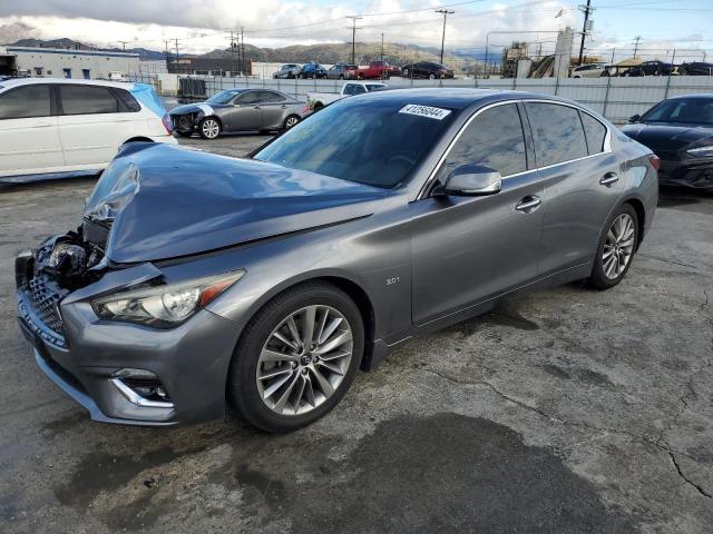 JN1EV7AP8JM590652 - 2018 INFINITI Q50 LUXE CHARCOAL photo 1