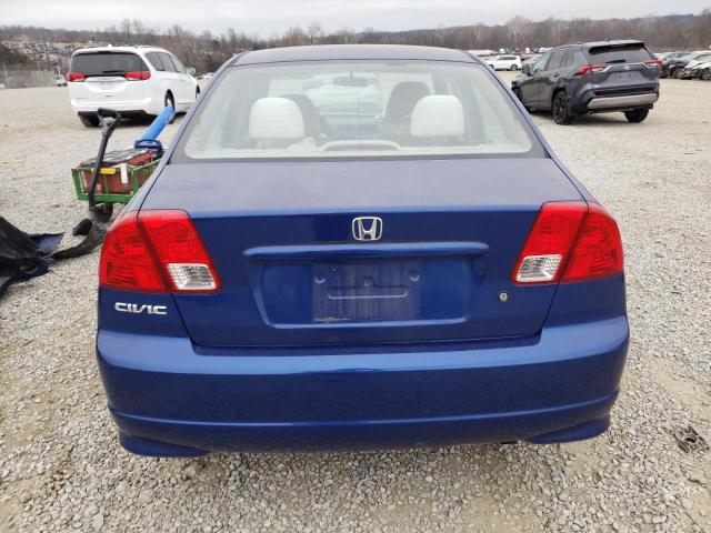 2HGES16314H581888 - 2004 HONDA CIVIC DX VP 蓝色 照片 6