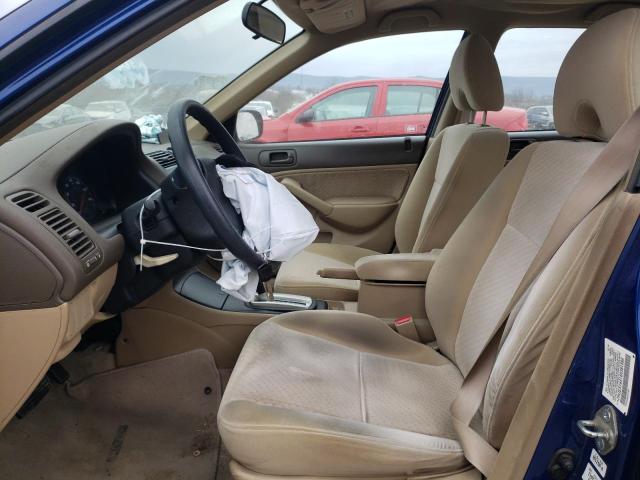 2HGES16314H581888 - 2004 HONDA CIVIC DX VP 蓝色 照片 7
