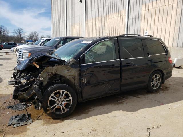 5FNRL38827B106553 - 2007 HONDA ODYSSEY TOURING BLACK photo 1