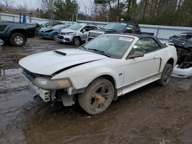 1FAFP45X93F384032 - 2003 FORD MUSTANG GT WHITE photo 1