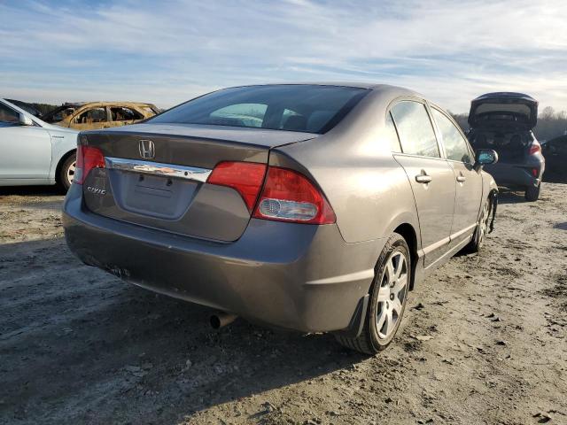 19XFA1F54BE048658 - 2011 HONDA CIVIC LX GRAY photo 3