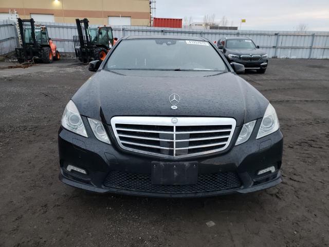 WDDHF9AB5AA145607 - 2010 MERCEDES-BENZ E 550 4MATIC BLACK photo 5