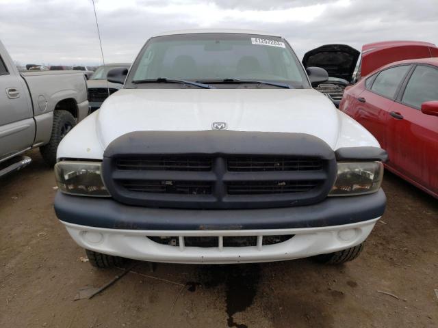 1D7GG36N84S698453 - 2004 DODGE DAKOTA SPORT WHITE photo 5