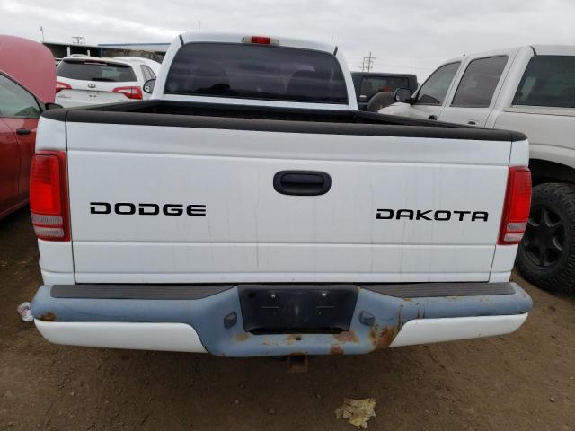 1D7GG36N84S698453 - 2004 DODGE DAKOTA SPORT WHITE photo 6