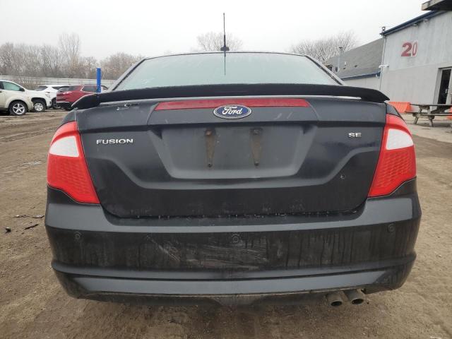 3FAHP0HAXBR133658 - 2011 FORD FUSION SE BLACK photo 6