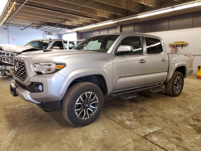 3TMCZ5AN3LM300076 - 2020 TOYOTA TACOMA DOUBLE CAB SILVER photo 1