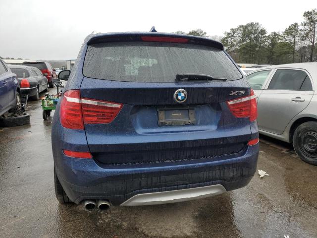 5UXWX9C57G0D85408 - 2016 BMW X3 XDRIVE28I BLUE photo 6