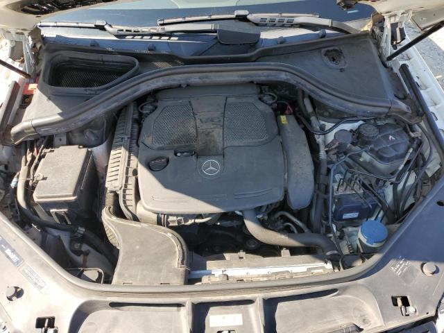 4JGDA5HB3DA172973 - 2013 MERCEDES-BENZ ML 350 4MATIC WHITE photo 11