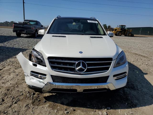 4JGDA5HB3DA172973 - 2013 MERCEDES-BENZ ML 350 4MATIC WHITE photo 5