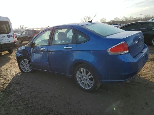 1FAHP3HN2AW290942 - 2010 FORD FOCUS SEL BLUE photo 2