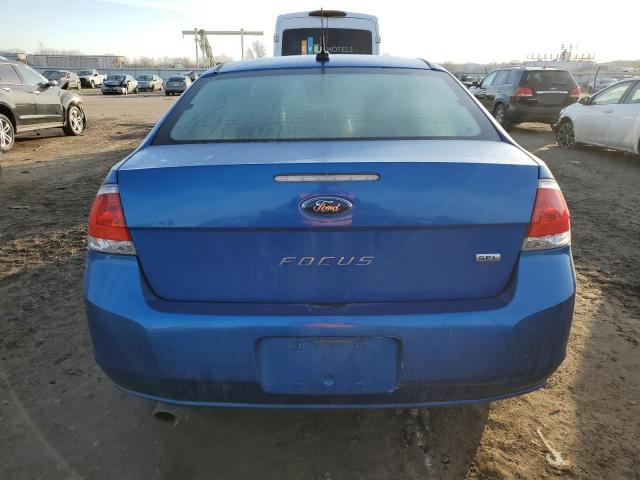 1FAHP3HN2AW290942 - 2010 FORD FOCUS SEL BLUE photo 6