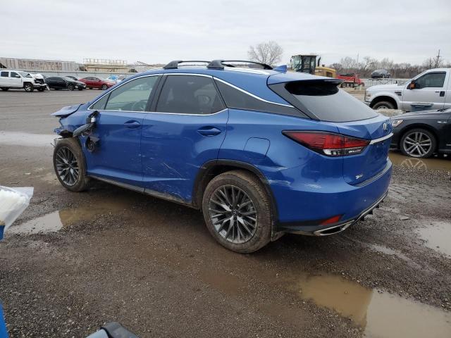 2T2YZMDA9NC357026 - 2022 LEXUS RX 350 F-SPORT BLUE photo 2