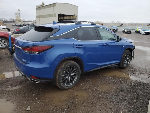 2T2YZMDA9NC357026 - 2022 LEXUS RX 350 F-SPORT BLUE photo 3