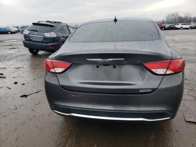 1C3CCCAB3GN169470 - 2016 CHRYSLER 200 LIMITED GRAY photo 6