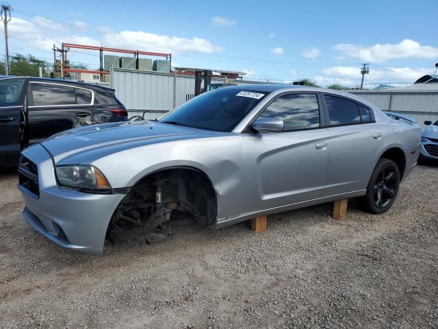 2C3CDXHG5EH149071 - 2014 DODGE CHARGER SXT SILVER photo 1