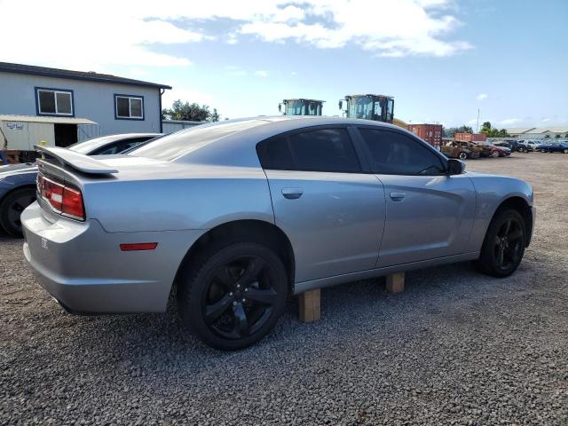 2C3CDXHG5EH149071 - 2014 DODGE CHARGER SXT SILVER photo 3