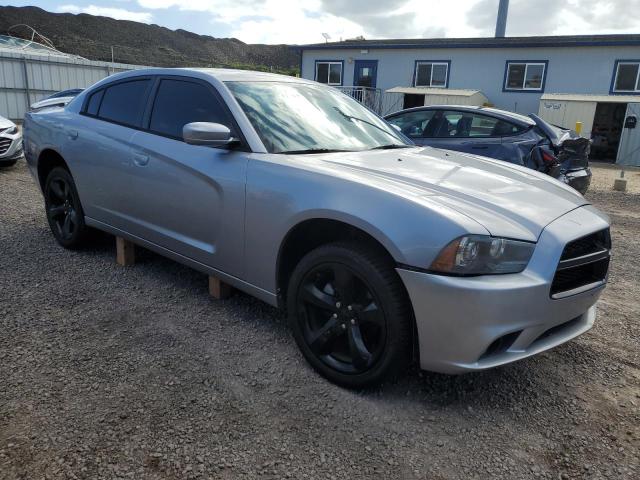 2C3CDXHG5EH149071 - 2014 DODGE CHARGER SXT SILVER photo 4