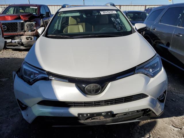 2T3YFREV8HW357928 - 2017 TOYOTA RAV4 LIMIT WHITE photo 5