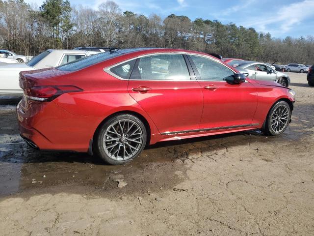 KMHGN4JB5KU286457 - 2019 GENESIS G80 BASE RED photo 3