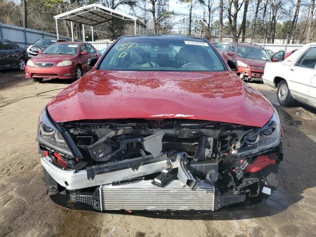 KMHGN4JB5KU286457 - 2019 GENESIS G80 BASE RED photo 5