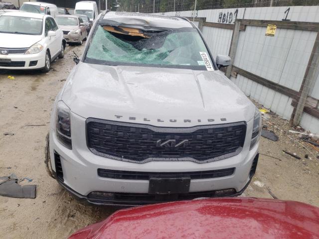 5XYP5DHC1NG241220 - 2022 KIA TELLURIDE SX GRAY photo 5