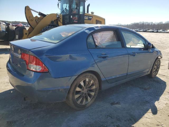 19XFA16829E022175 - 2009 HONDA CIVIC EX BLUE photo 3