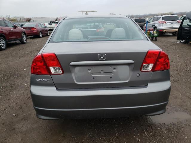 2HGES16335H627738 - 2005 HONDA CIVIC DX VP Grau Foto 6