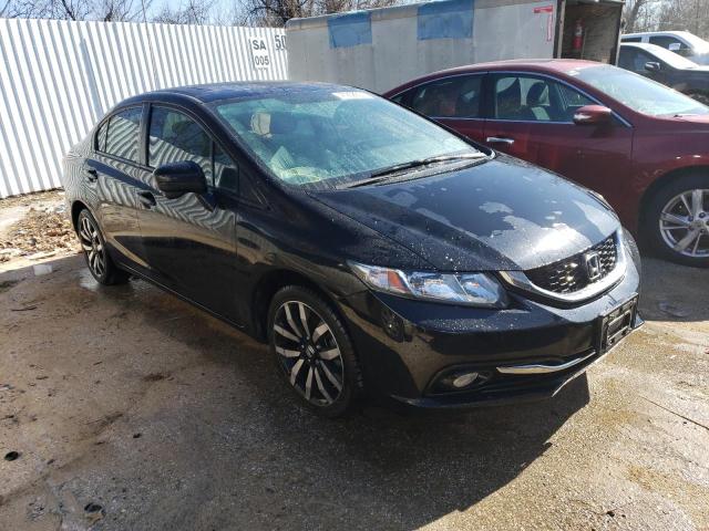 19XFB2F93FE094400 - 2015 HONDA CIVIC EXL BLACK photo 4