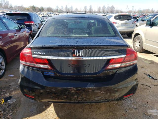 19XFB2F93FE094400 - 2015 HONDA CIVIC EXL BLACK photo 6