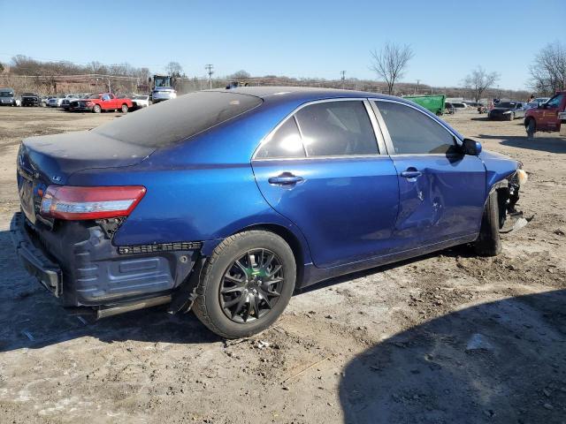 4T1BF3EK0BU708940 - 2011 TOYOTA CAMRY BASE BLUE photo 3