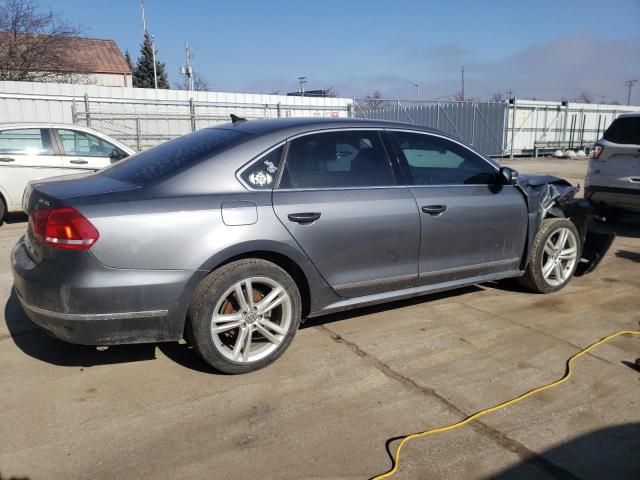 1VWCV7A31FC106347 - 2015 VOLKSWAGEN PASSAT SEL GRAY photo 3