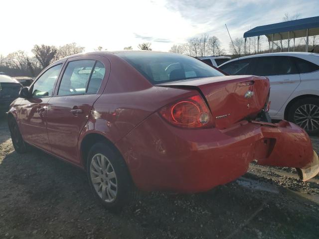 1G1AT58H097292457 - 2009 CHEVROLET COBALT LT RED photo 2