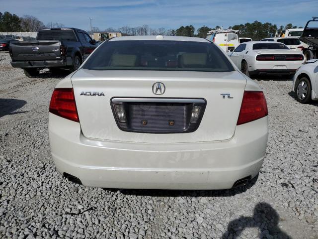 19UUA66286A064432 - 2006 ACURA 3.2TL WHITE photo 6