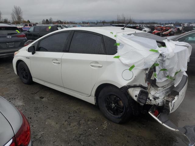 JTDKN3DUXE1746045 - 2014 TOYOTA PRIUS WHITE photo 2