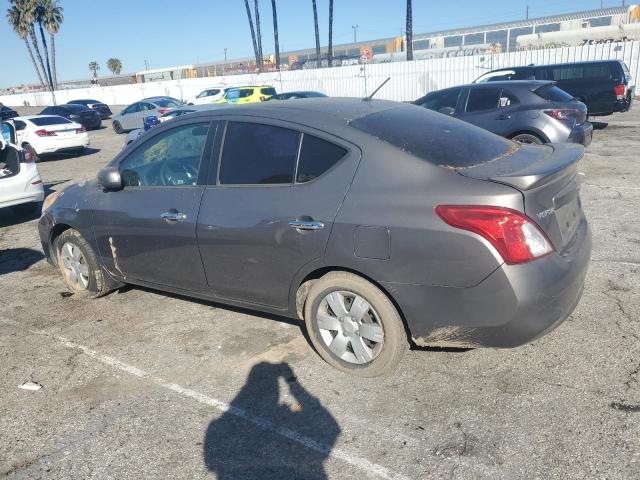 3N1CN7AP7EL813139 - 2014 NISSAN VERSA S GRAY photo 2