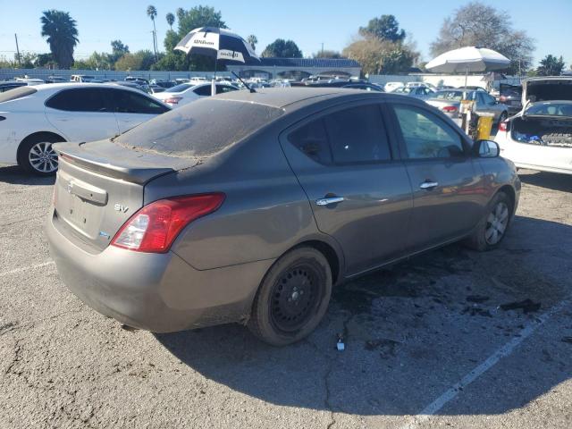 3N1CN7AP7EL813139 - 2014 NISSAN VERSA S GRAY photo 3