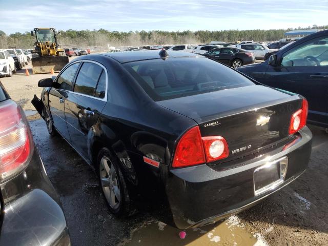 1G1ZC5E06CF278366 - 2012 CHEVROLET MALIBU 1LT BLACK photo 2
