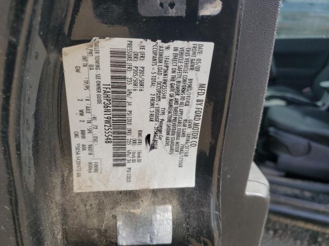 1FAHP36N19W255548 - 2009 FORD FOCUS SES BLACK photo 12