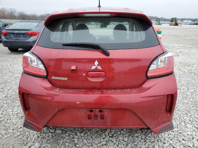 ML32AUHJ4MH000667 - 2021 MITSUBISHI MIRAGE ES RED photo 6