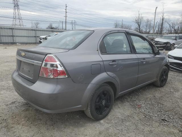 KL1TD5DEXAB046694 - 2010 CHEVROLET AVEO LS ნაცრისფერი ფოტო 3