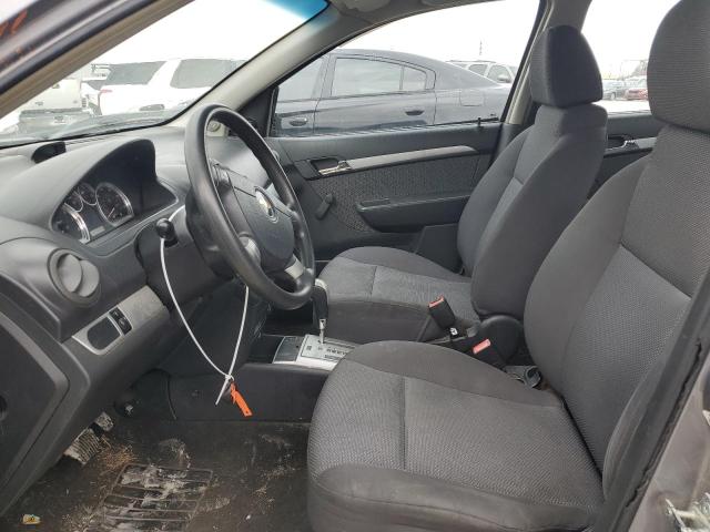 KL1TD5DEXAB046694 - 2010 CHEVROLET AVEO LS ნაცრისფერი ფოტო 7