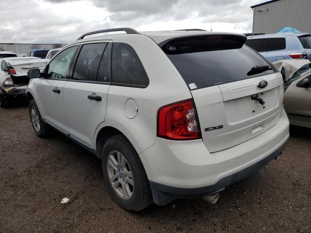 2FMDK3GC7DBA48561 - 2013 FORD EDGE SE WHITE photo 2