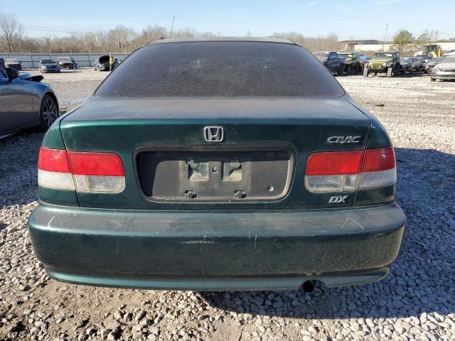 1HGEJ6126XL015540 - 1999 HONDA CIVIC DX GREEN photo 6