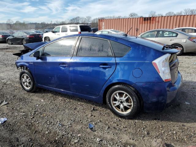 JTDKN3DUXA0032254 - 2010 TOYOTA PRIUS BLUE photo 2